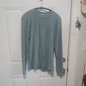 Old Navy Men's Long Sleeve Thermal Shirt Sage Green